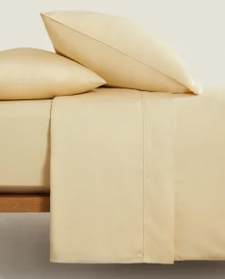 Duvet Covers*ZARA Home (300 Thread Count) Washed Sateen Duvet Cover Butter Yellow