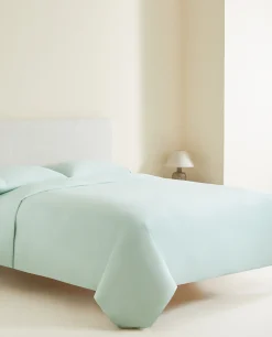 Duvet Covers*ZARA Home (300 Thread Count) Washed Sateen Duvet Cover Green