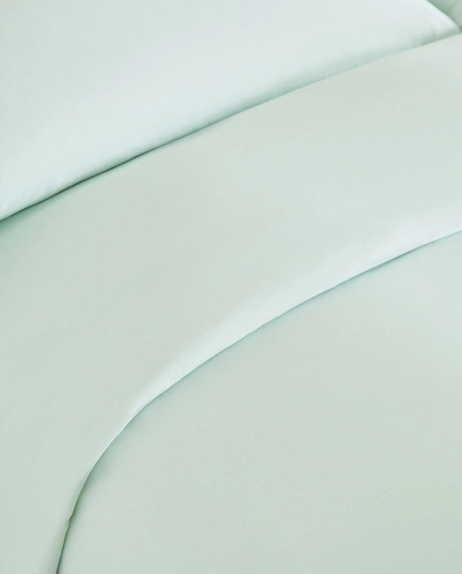 Duvet Covers*ZARA Home (300 Thread Count) Washed Sateen Duvet Cover Green