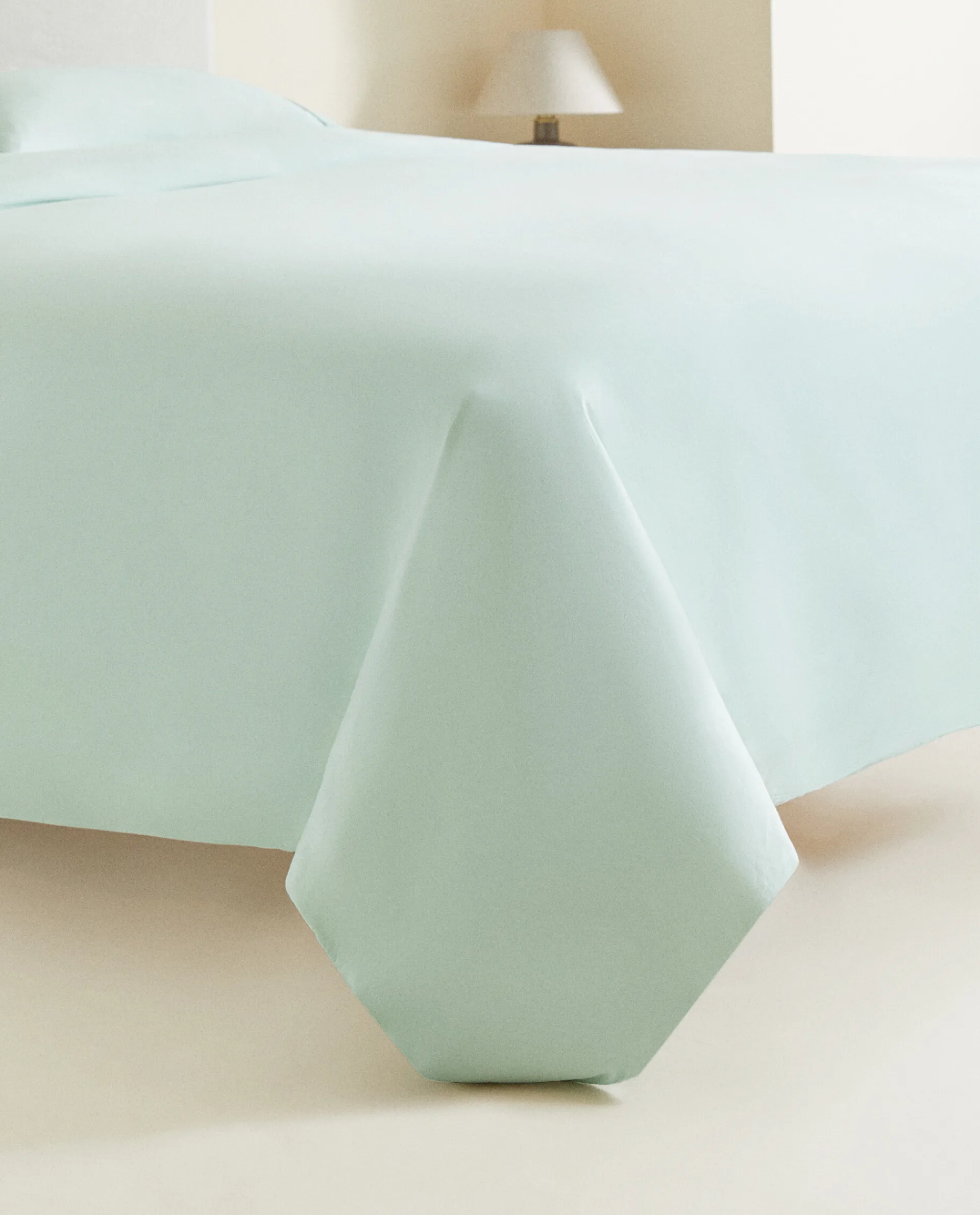 Duvet Covers*ZARA Home (300 Thread Count) Washed Sateen Duvet Cover Green