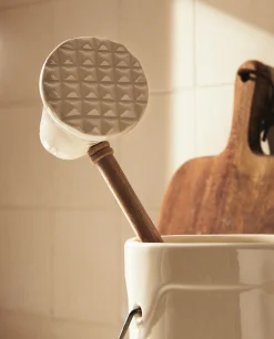 Kitchen Utensils*ZARA Home Acacia Mallet Cream