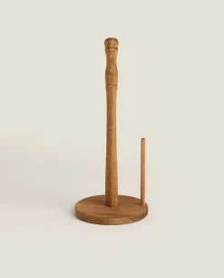 Kitchen Accessories*ZARA Home Acacia Wood Roll Holder Natural Colour