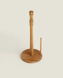 Kitchen Accessories*ZARA Home Acacia Wood Roll Holder Natural Colour