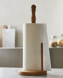 Kitchen Accessories*ZARA Home Acacia Wood Roll Holder Natural Colour