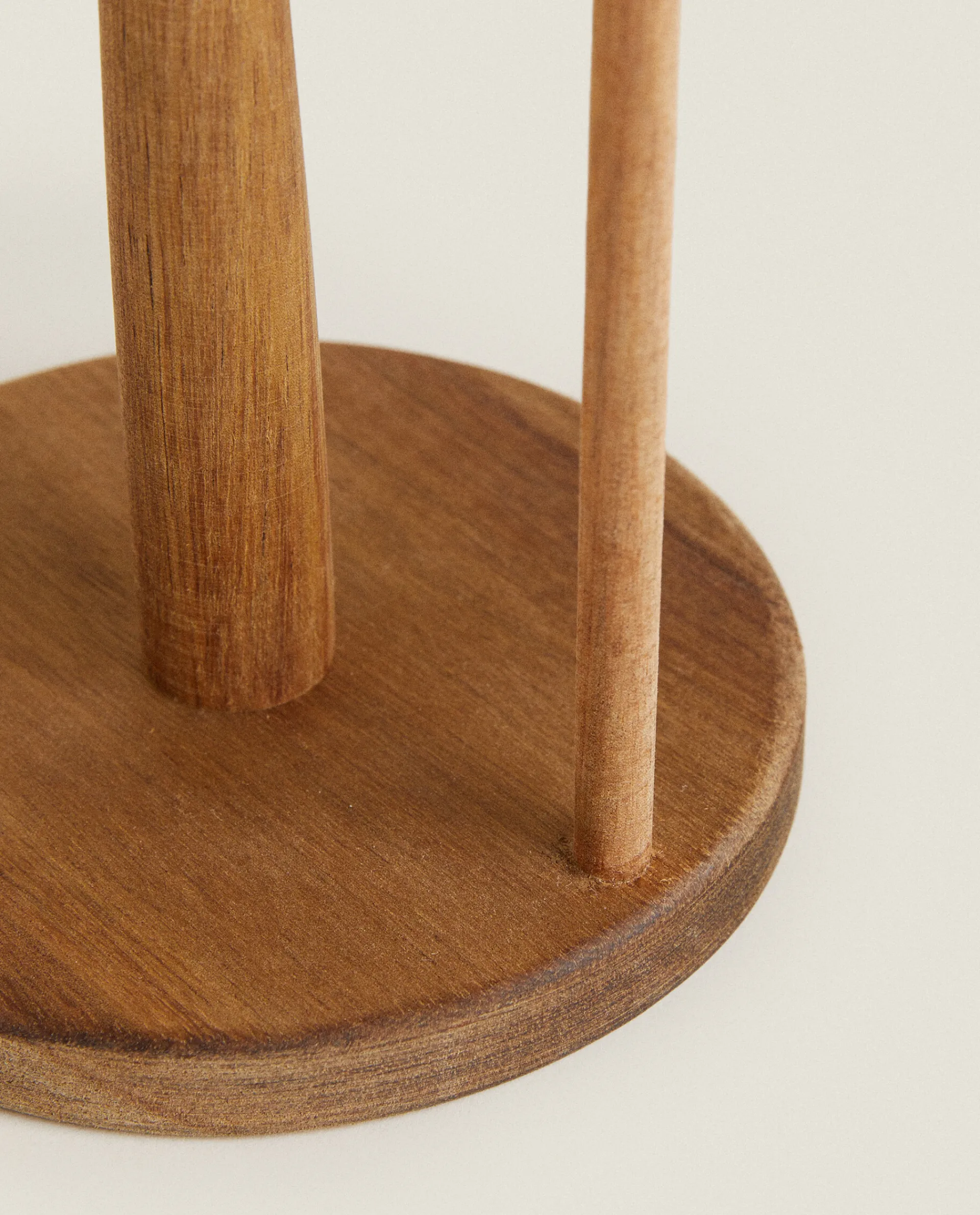Kitchen Accessories*ZARA Home Acacia Wood Roll Holder Natural Colour