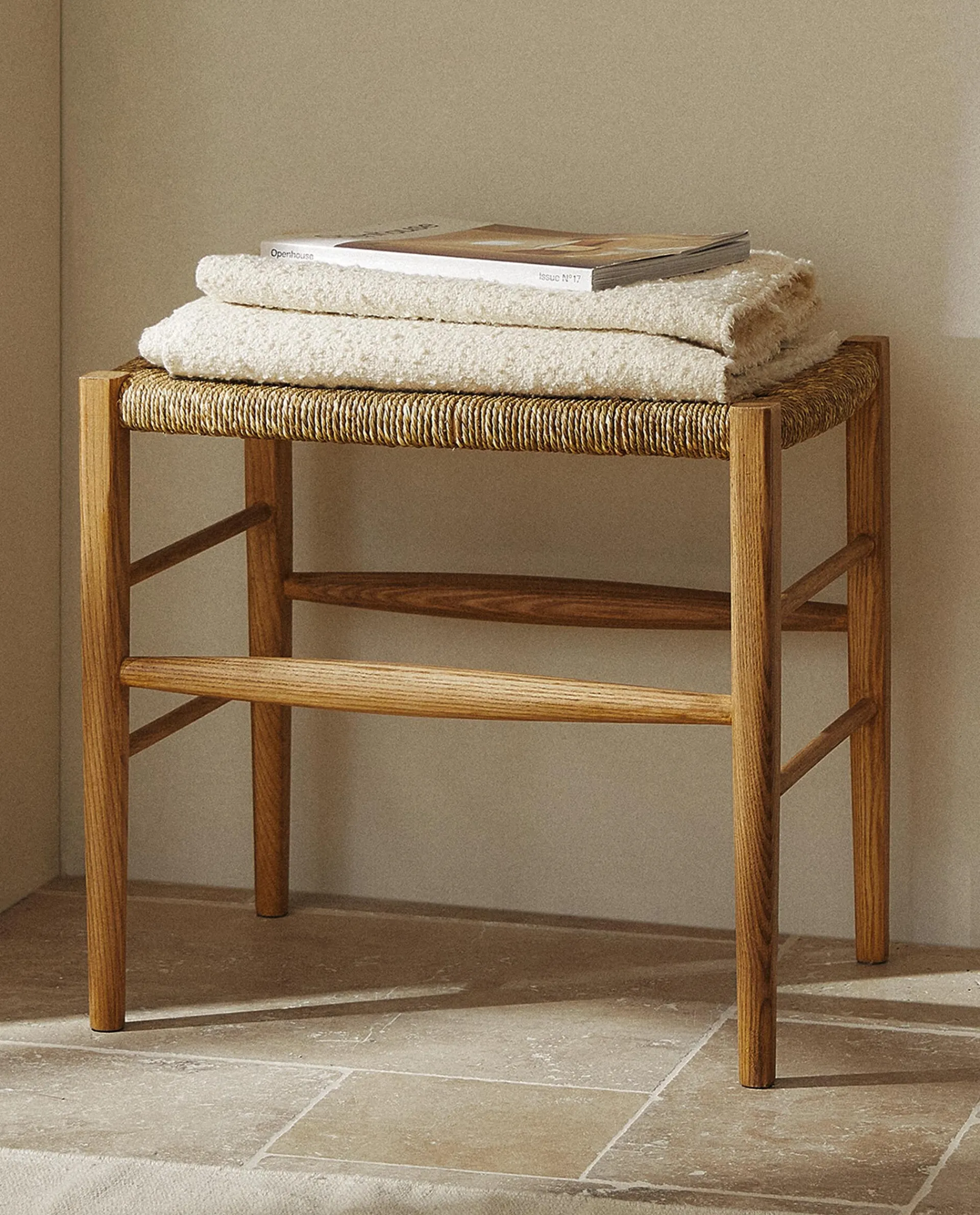 Benches*ZARA Home Ash And Seagrass Bench Natural Colour