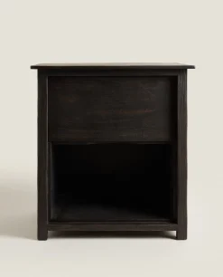 Bedside/Occasional Tables*ZARA Home Ash Bedside Table Black