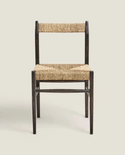 Chairs & Armchairs*ZARA Home Ash Wood Chair Brown