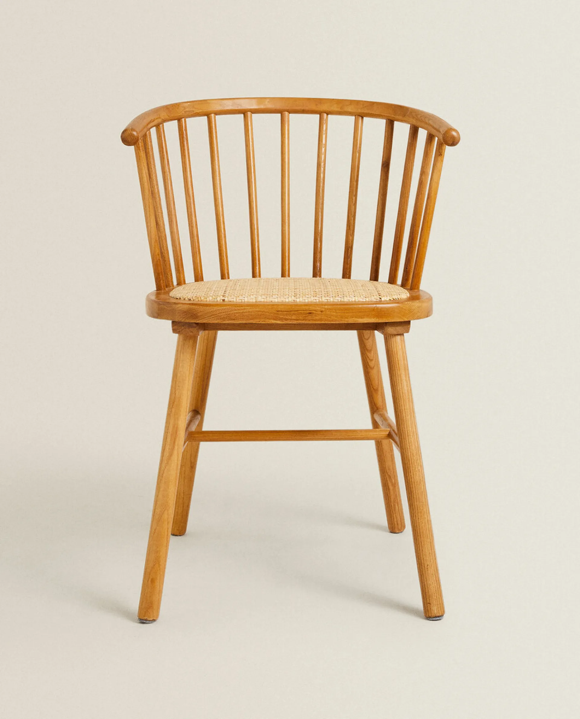 Chairs & Armchairs*ZARA Home Ash Wood Chair With Rattan Seat Natural Colour