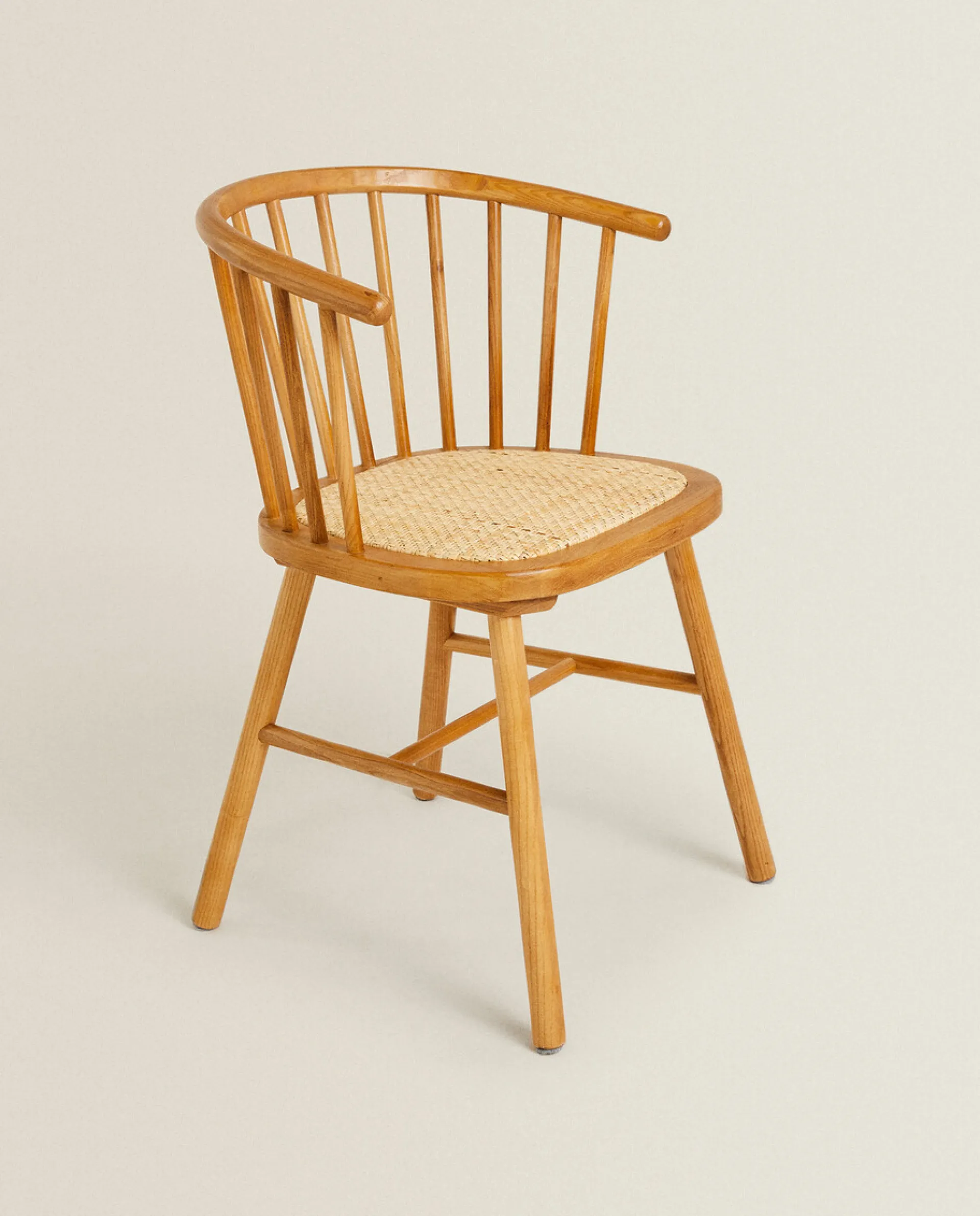 Chairs & Armchairs*ZARA Home Ash Wood Chair With Rattan Seat Natural Colour