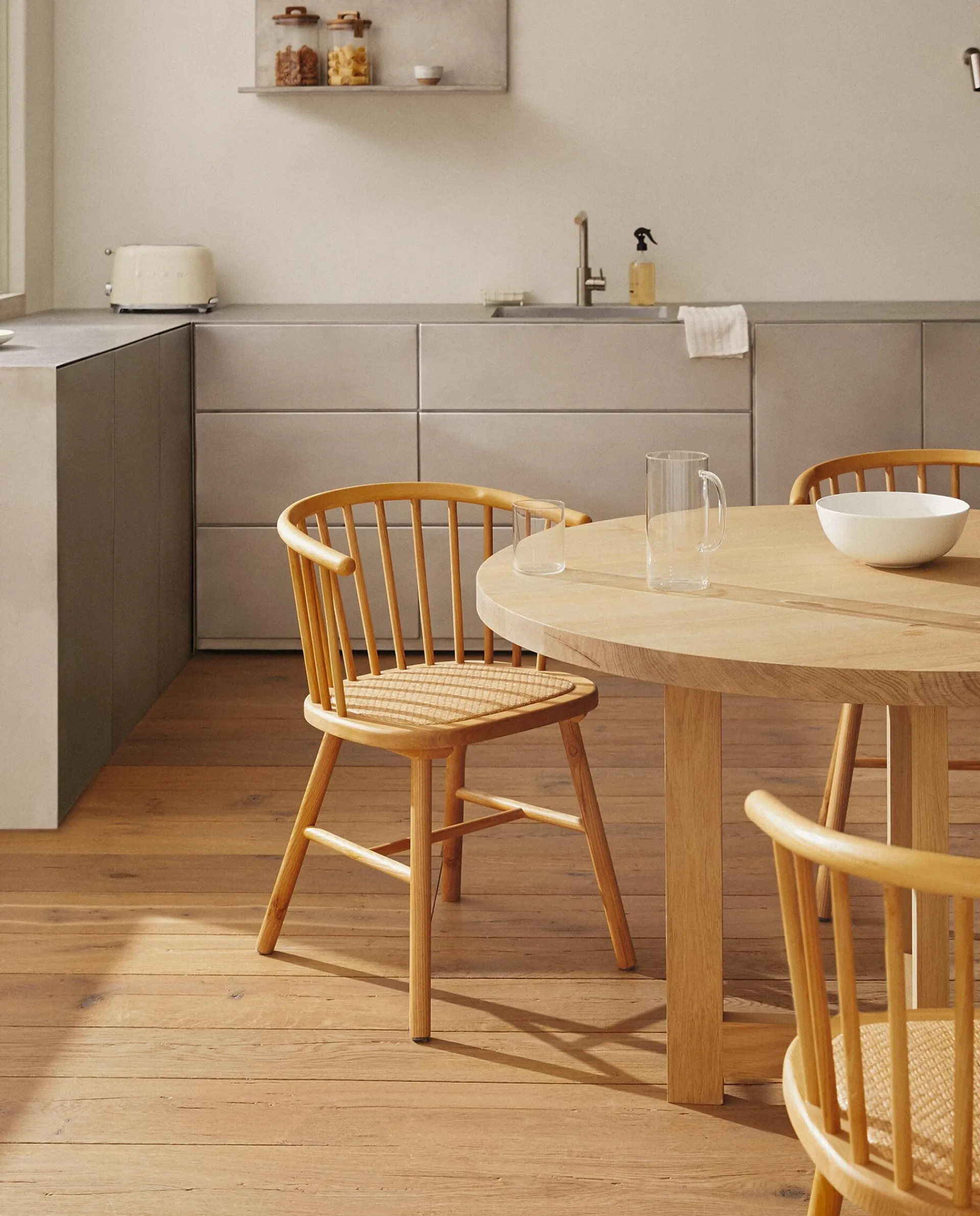 Chairs & Armchairs*ZARA Home Ash Wood Chair With Rattan Seat Natural Colour