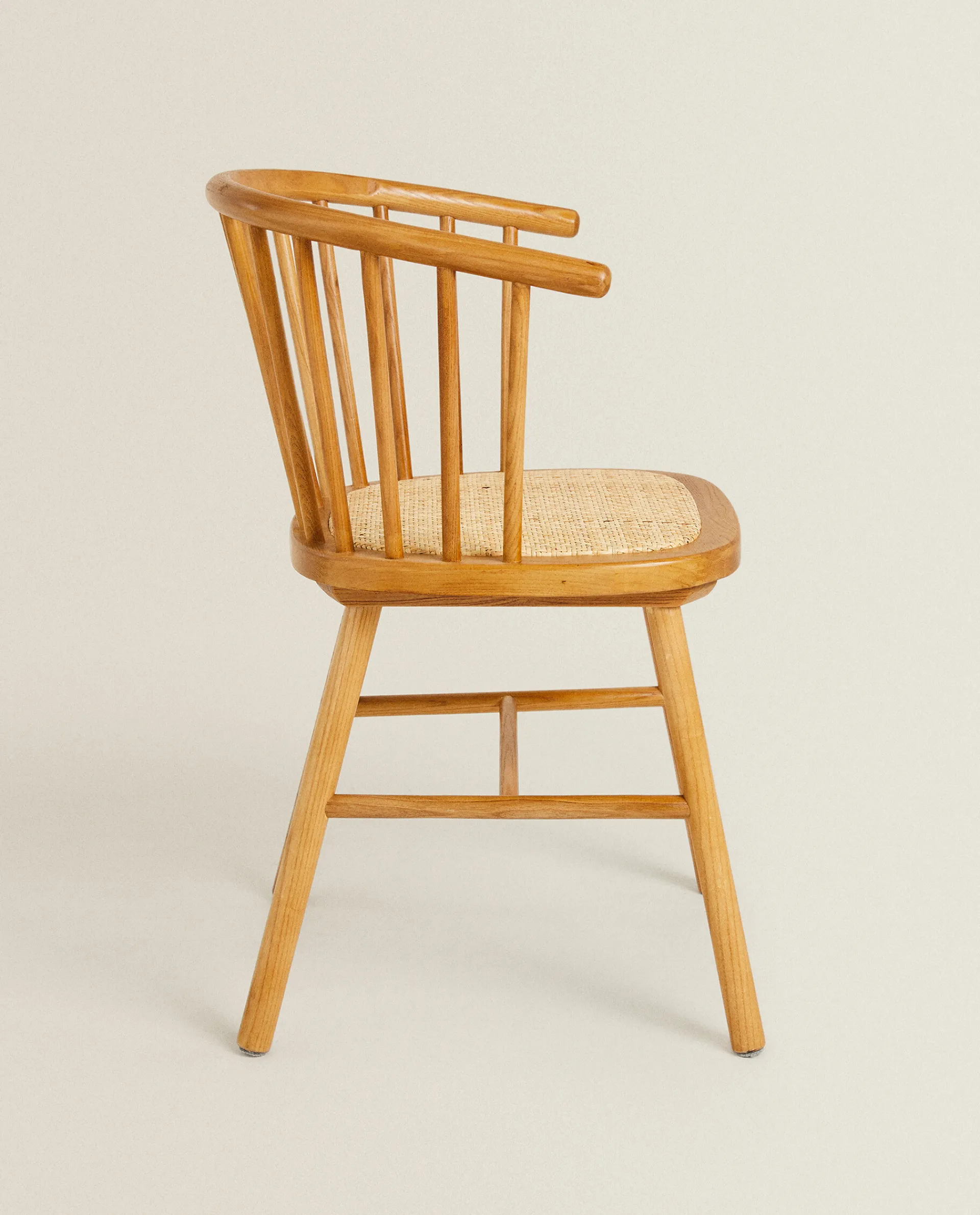 Chairs & Armchairs*ZARA Home Ash Wood Chair With Rattan Seat Natural Colour