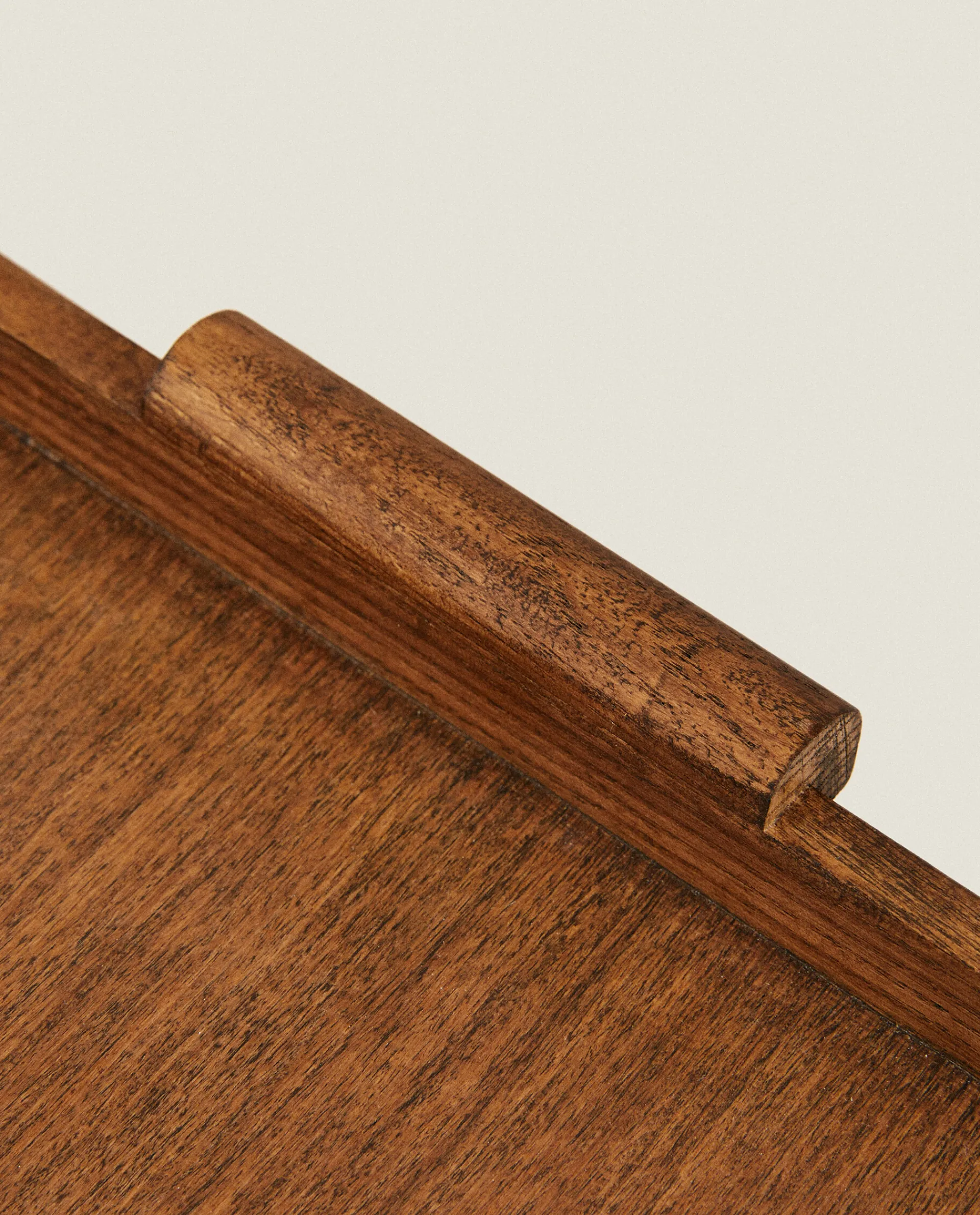 Furniture*ZARA Home Ash Wood Folding Cart With Trays Brown