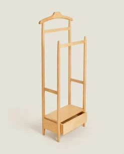 Dressing Room*ZARA Home Ash Wood Valet Stand Natural Colour
