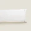 Bedspreads*ZARA Home Backstitched Throw Pillow Cover White