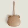 Accessories*ZARA Home Bear Silicone Pacifier Case Brown