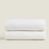Bedspreads*ZARA Home Bedspread With Backstitching White