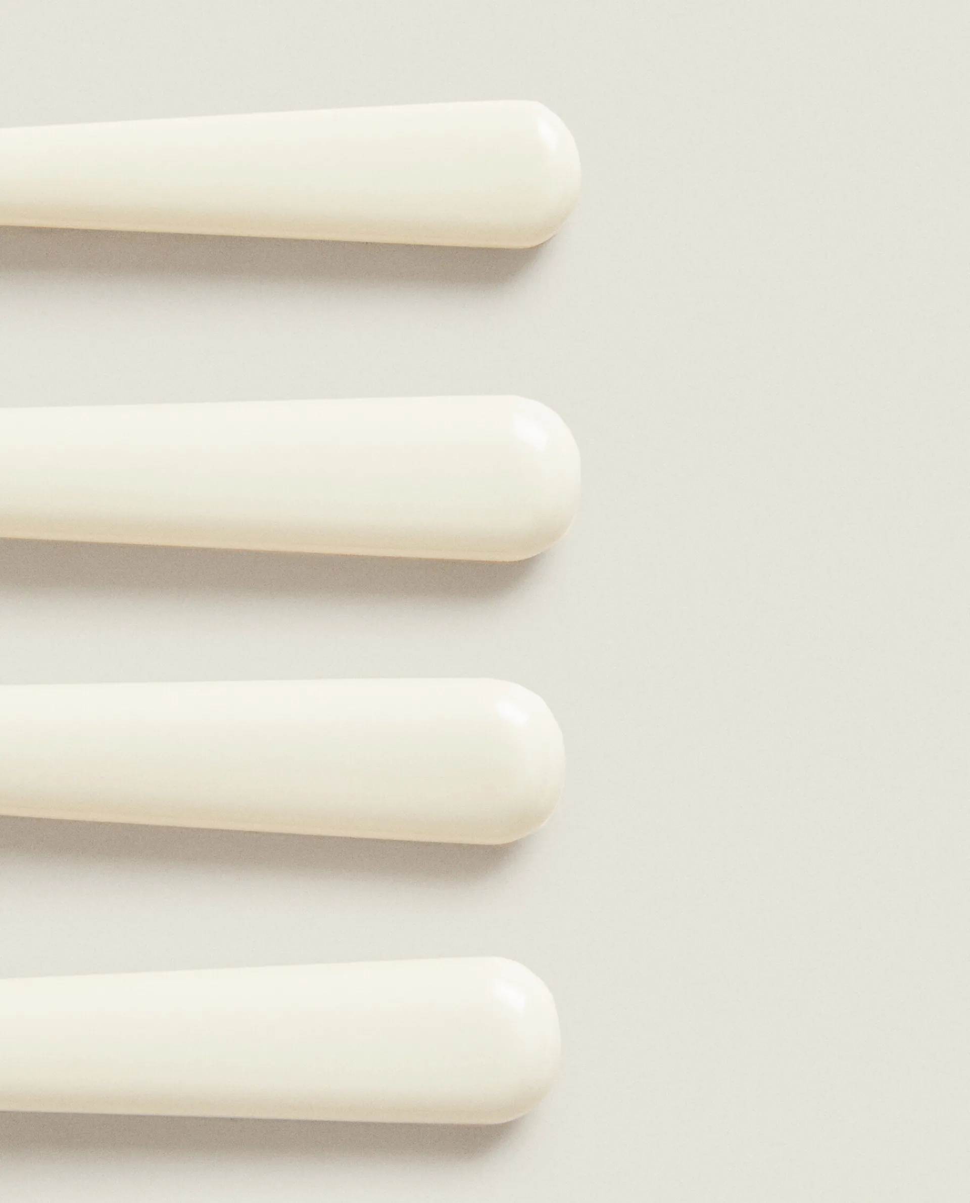 Cutlery*ZARA Home Beige Flatware Set (4 Pieces) Cream