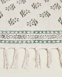 Decorative*ZARA Home Block Print Rug Multicolored