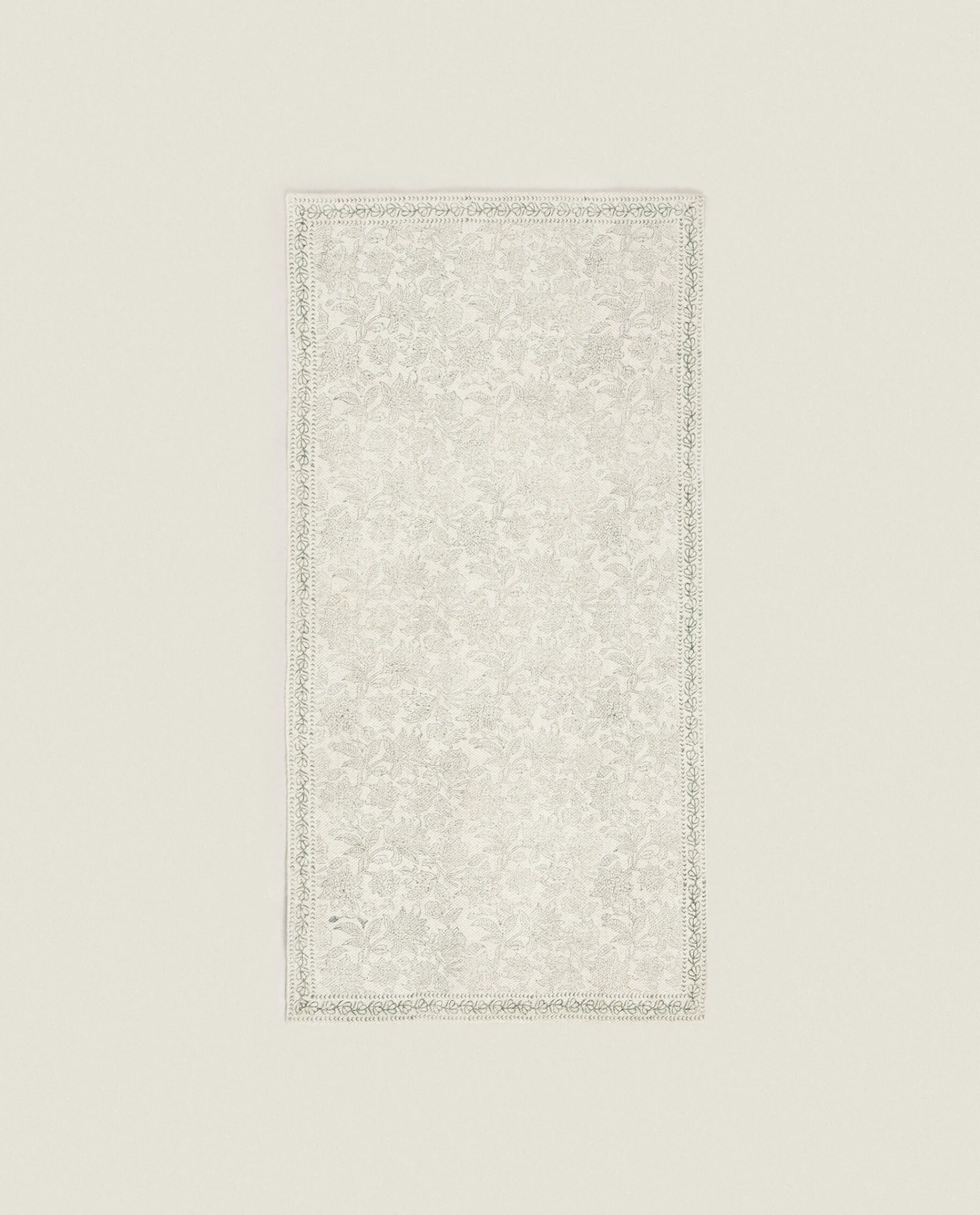 Decorative*ZARA Home Block Print Rug Multicolored