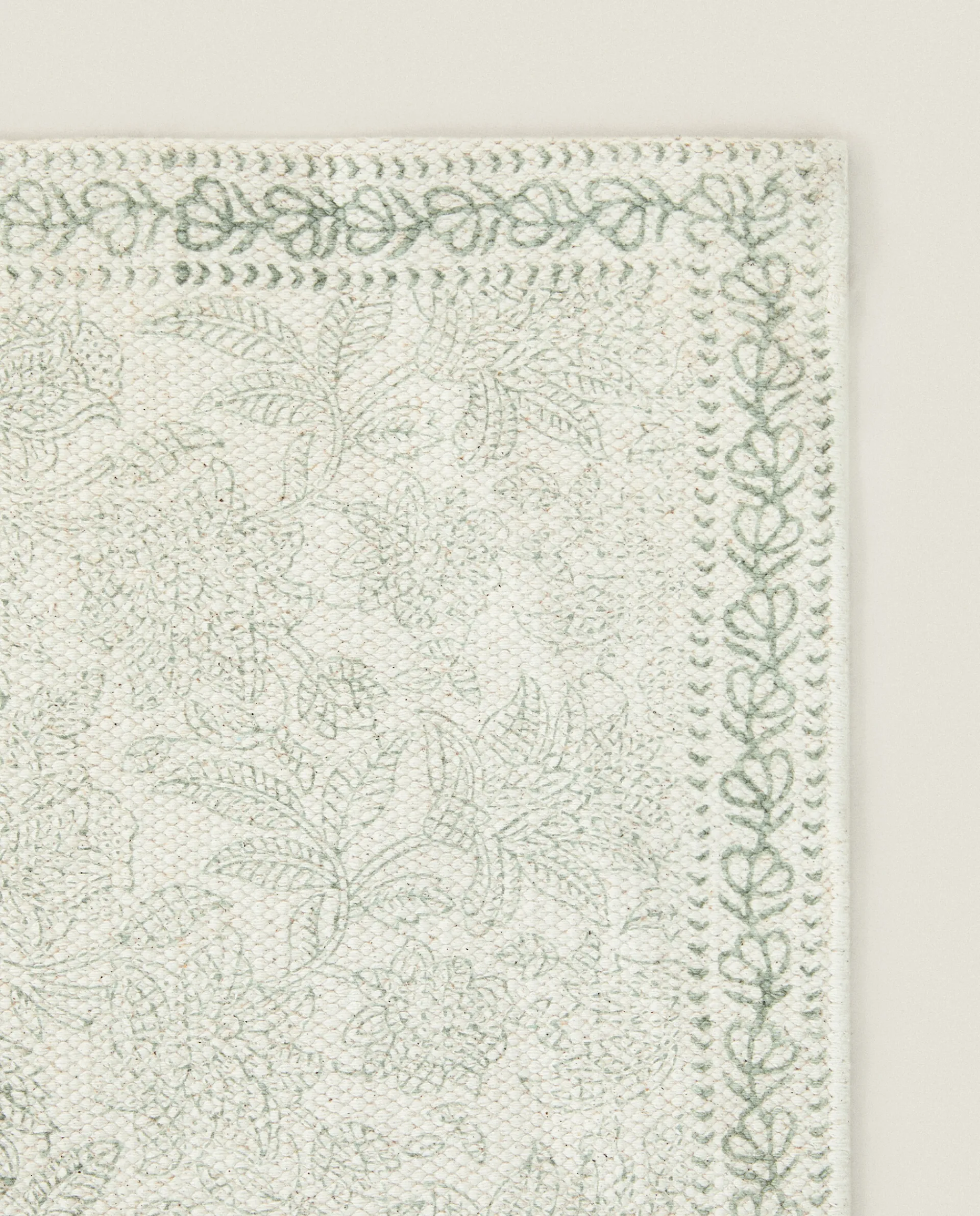 Decorative*ZARA Home Block Print Rug Multicolored