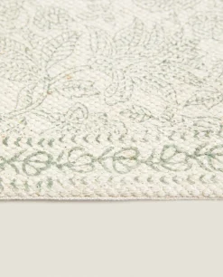 Decorative*ZARA Home Block Print Rug Multicolored