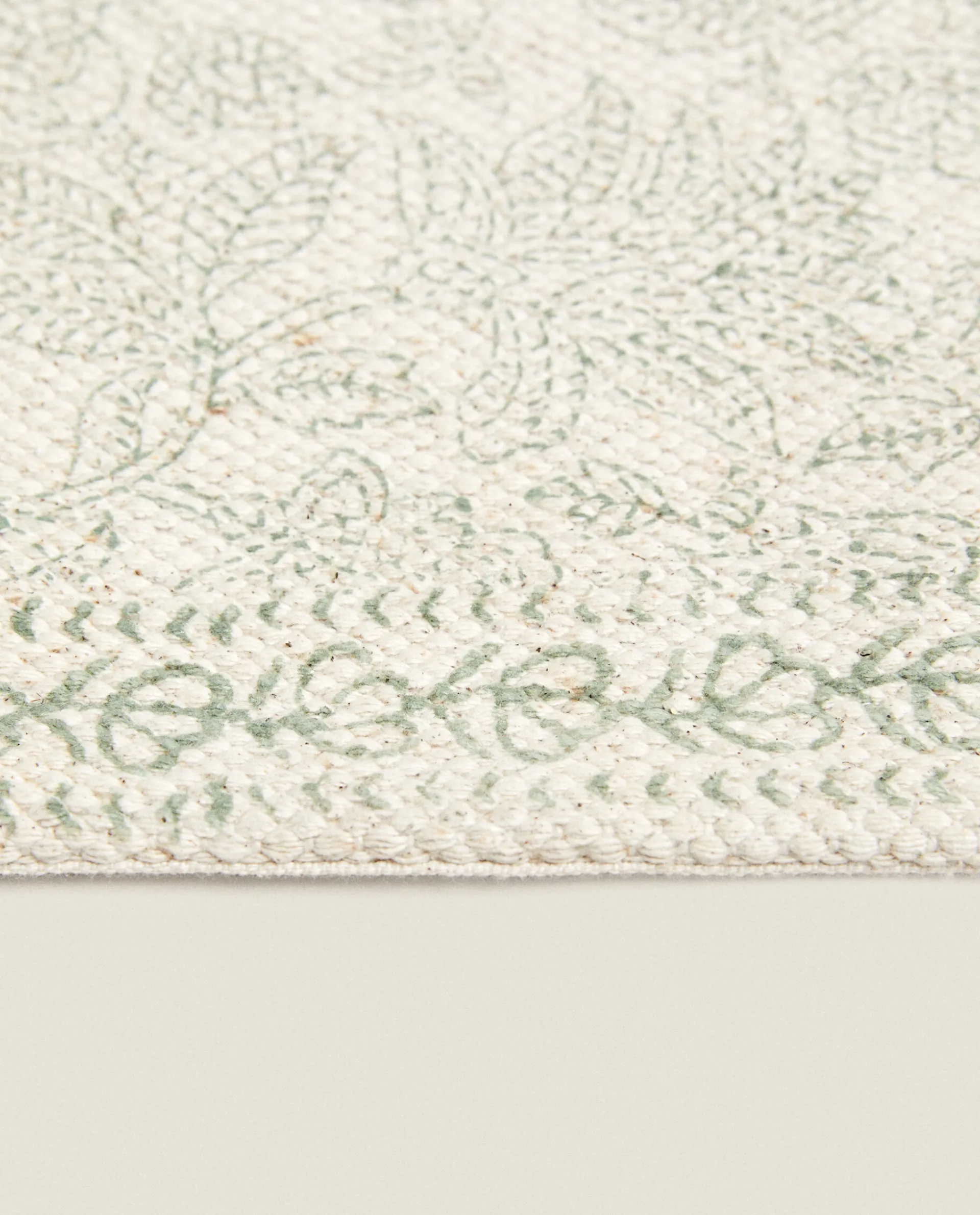 Decorative*ZARA Home Block Print Rug Multicolored