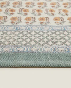 Decorative*ZARA Home Block Print Rug Peach