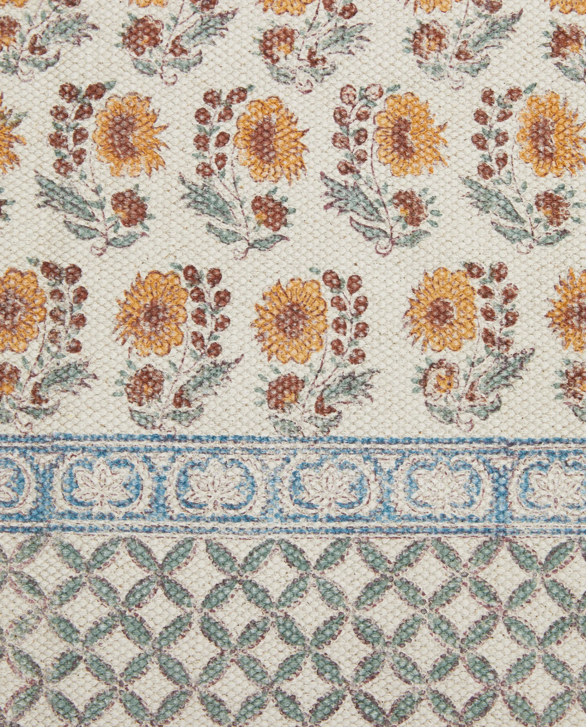 Decorative*ZARA Home Block Print Rug Peach