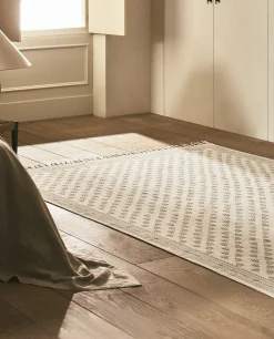 Decorative*ZARA Home Block Print Rug Multicolored