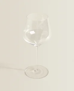 Glasses And Flutes*ZARA Home Blown Crystalline Wine Glass Transparent