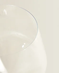 Glasses And Flutes*ZARA Home Blown Crystalline Wine Glass Transparent