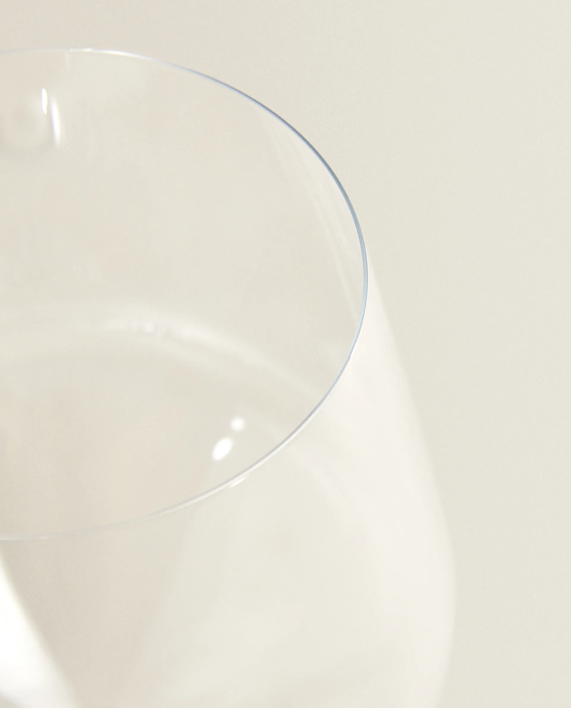 Glasses And Flutes*ZARA Home Blown Crystalline Wine Glass Transparent