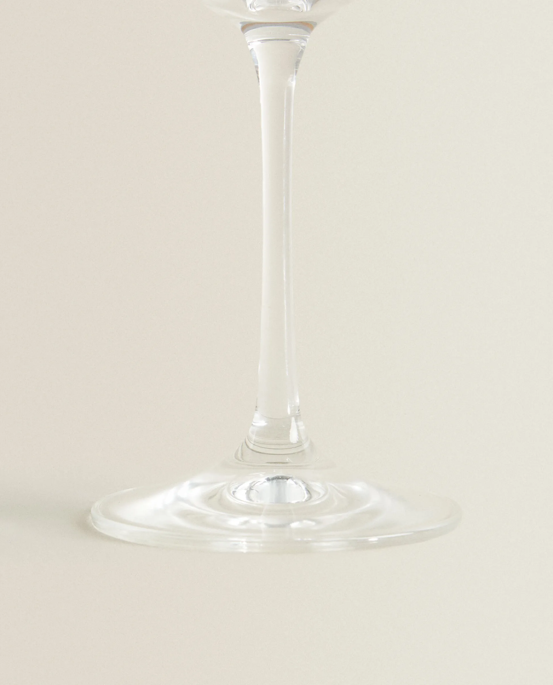 Glasses And Flutes*ZARA Home Bohemia Crystal Gold-Rimmed Wine Glass Golden