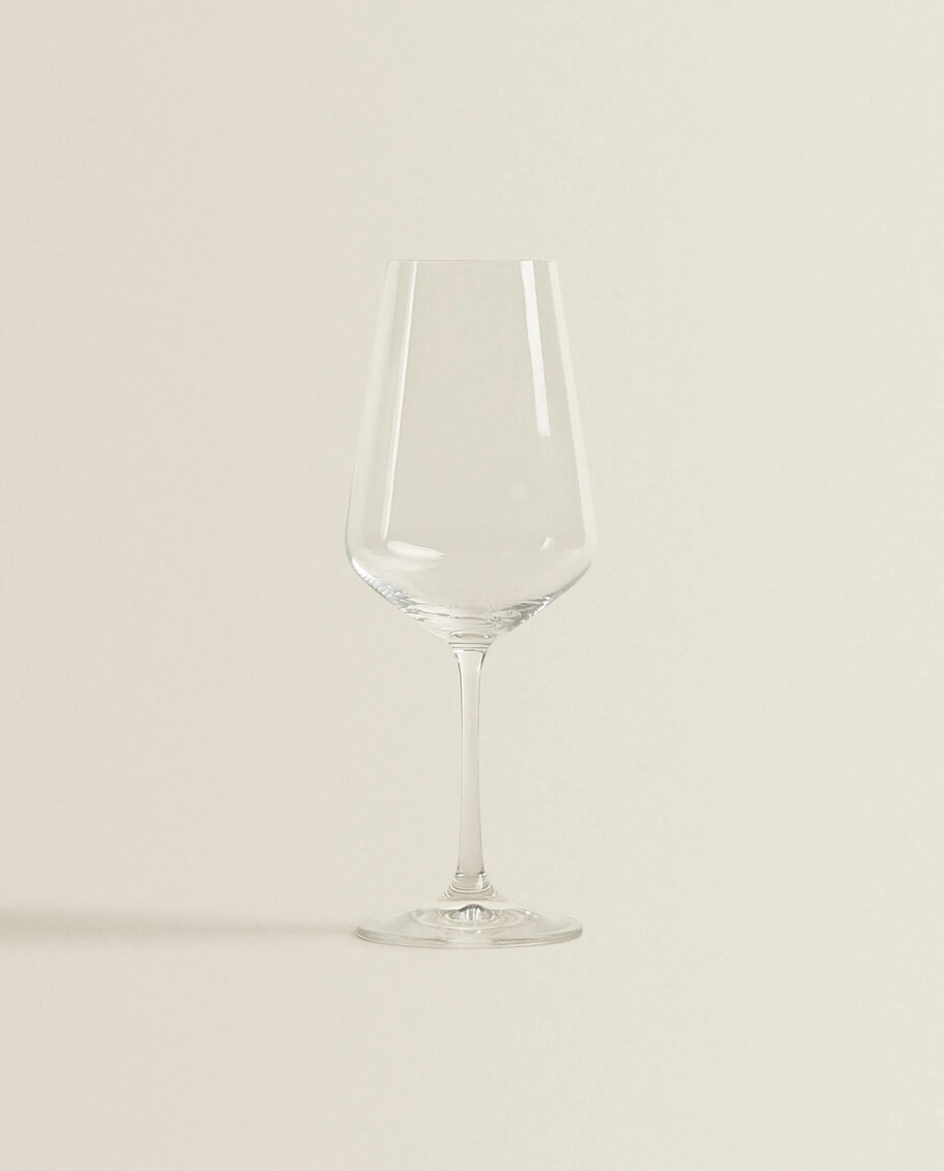 Glasses And Flutes*ZARA Home Bohemia Crystal Plain Glass Transparent