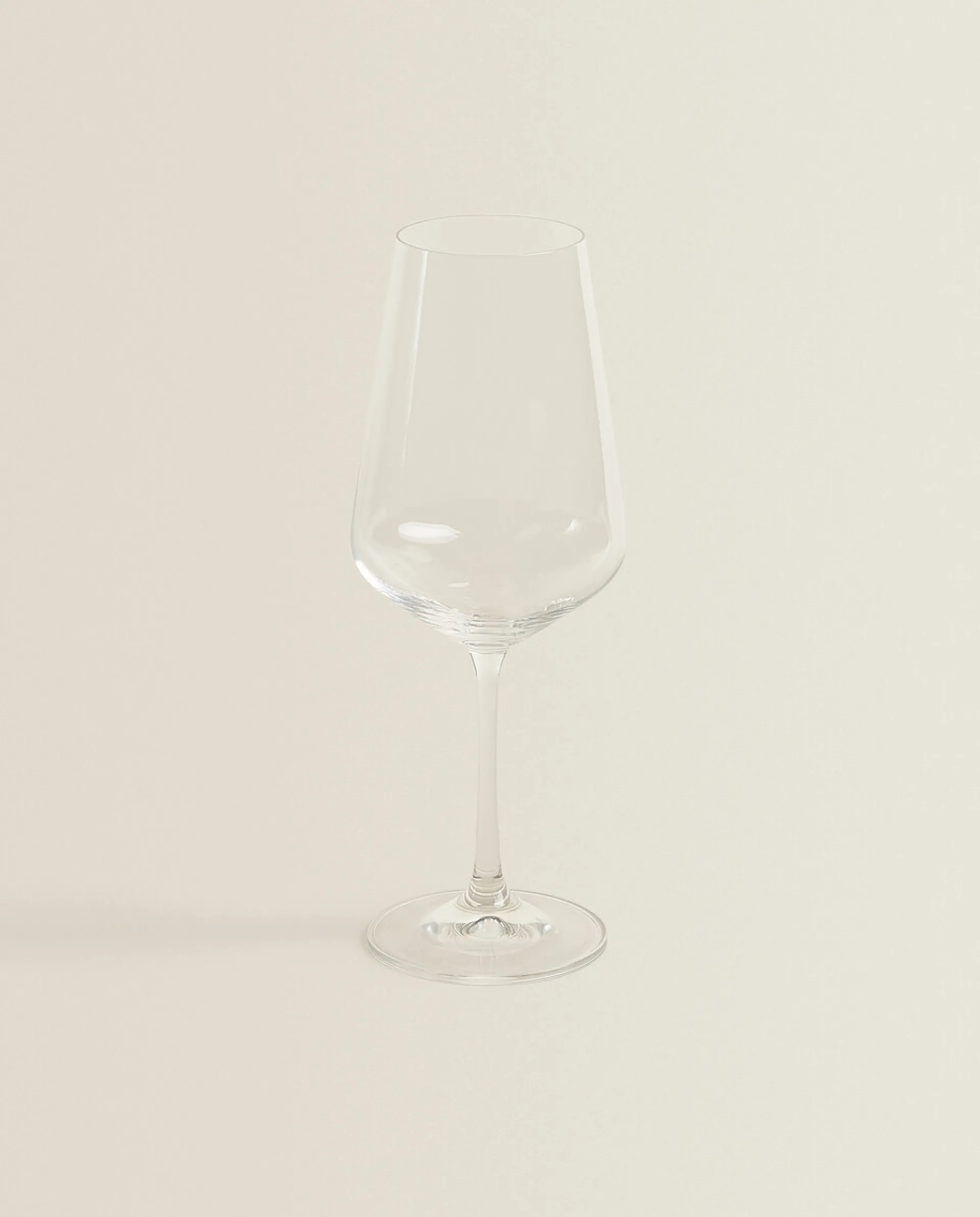 Glasses And Flutes*ZARA Home Bohemia Crystal Plain Glass Transparent