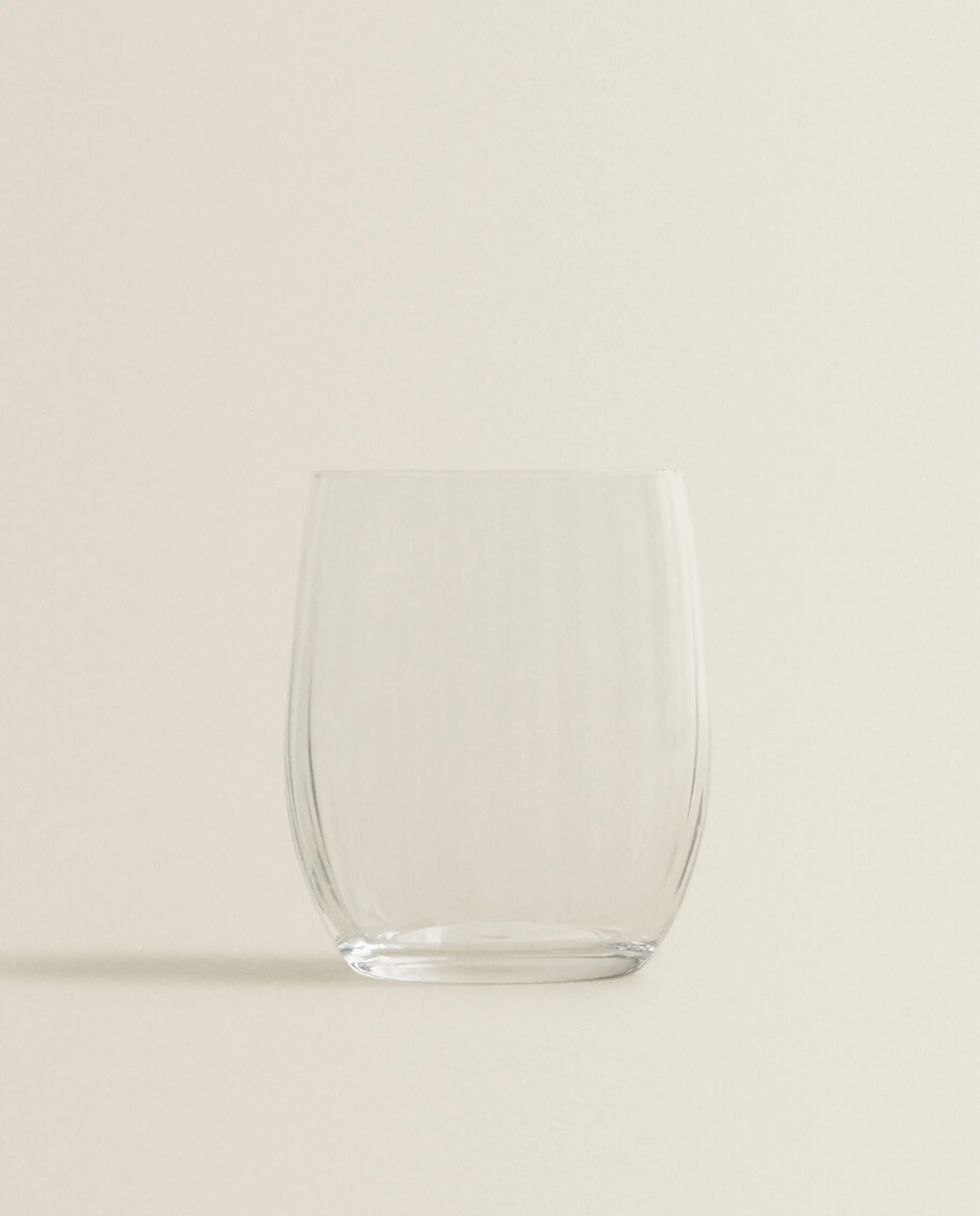 Tumblers*ZARA Home Bohemia Crystal Tumbler With Lines Transparent