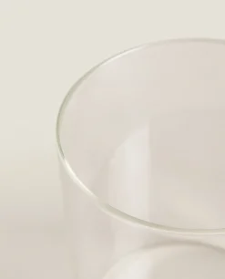 Candlesticks And Tealight Holders*ZARA Home Borosilicate Glass Lantern Vase Transparent