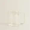 Mugs*ZARA Home Borosilicate Glass Mug Transparent
