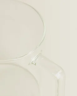 Mugs*ZARA Home Borosilicate Glass Mug Transparent