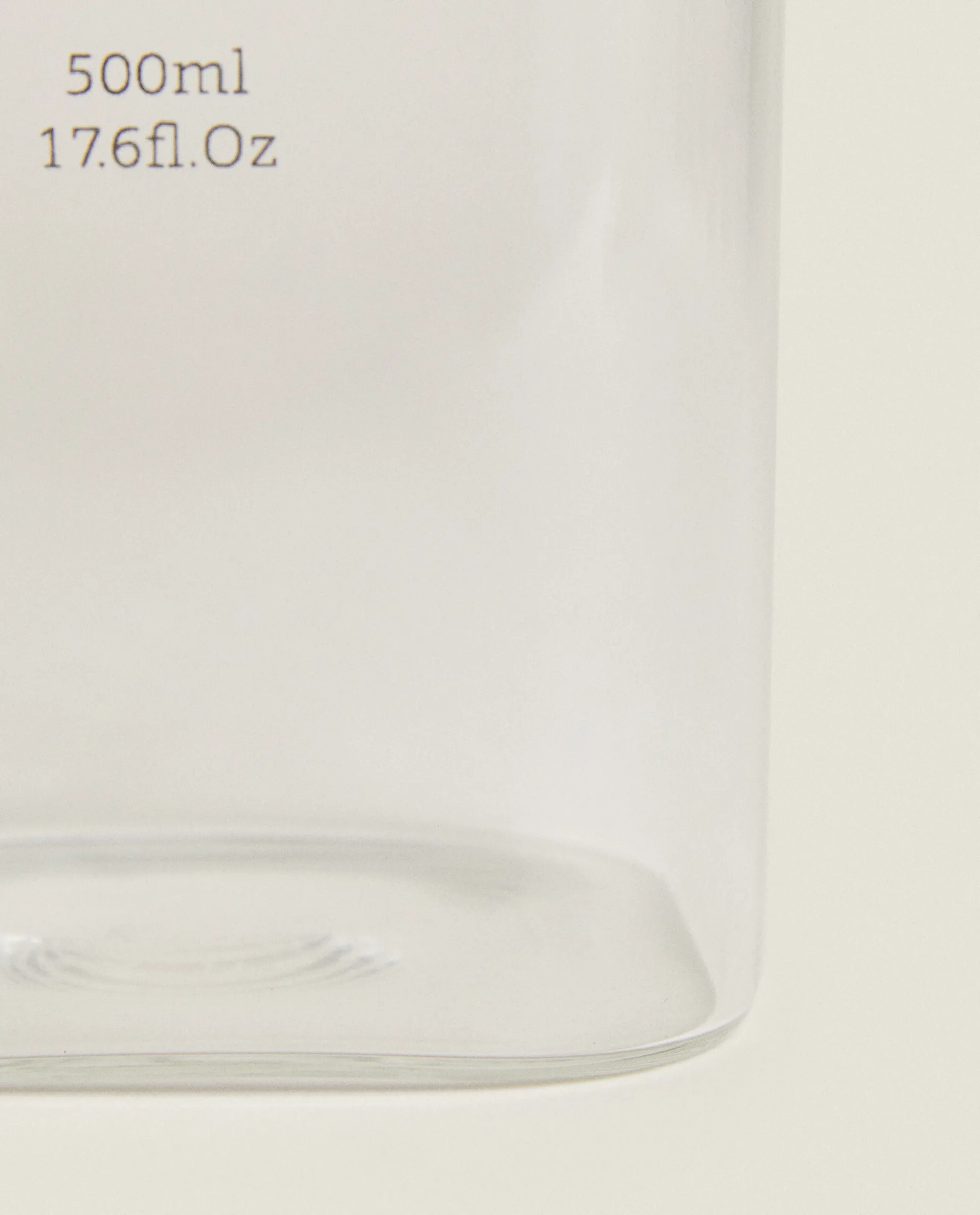 Glasses*ZARA Home Borosilicate Glass Slogan Tumbler Transparent