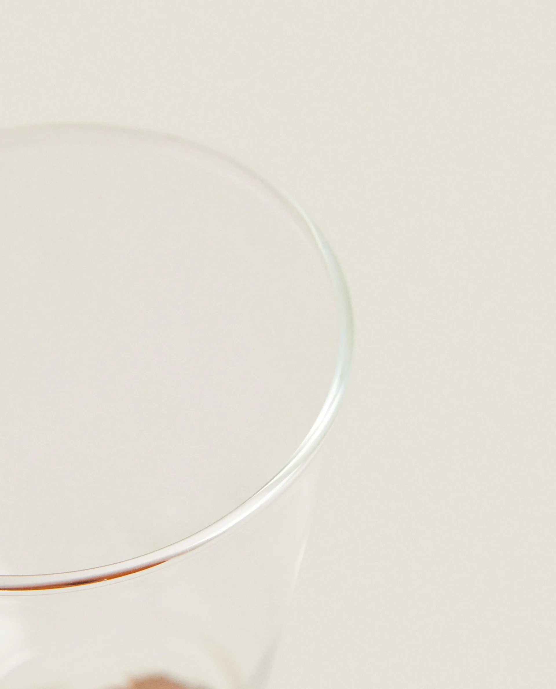 Glasses And Flutes*ZARA Home Borosilicate Wine Glass With Colored Stem Orange