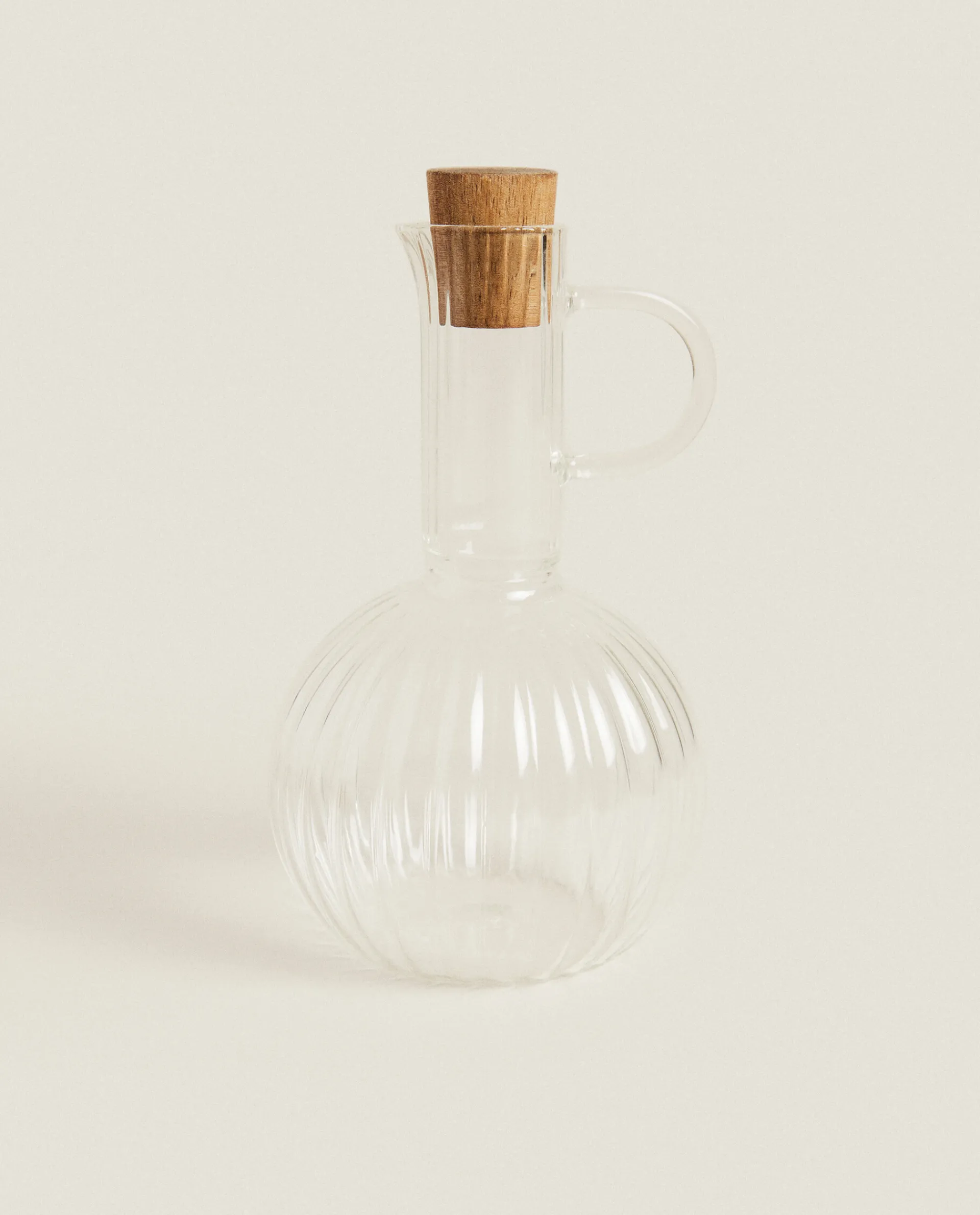 Kitchen Accessories*ZARA Home Bososilicate Glass And Wood Cruet Set Transparent