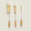 Cleaning*ZARA Home Bottle Brush (Pack Of 3) Natural Colour