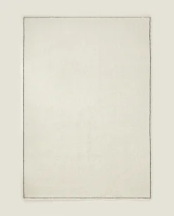 Solid*ZARA Home Boucle Rug Cream