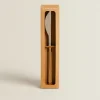 Cutlery*ZARA Home Box 4 Knives With Wood Pattern Handle Brown