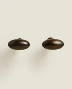 Door Knobs*ZARA Home Brass Door Knob (Pack Of 2) Mustard