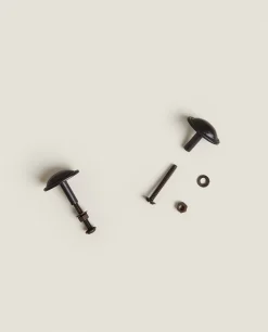 Door Knobs*ZARA Home Brass Door Knob (Pack Of 2) Black