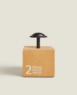 Door Knobs*ZARA Home Brass Door Knob (Pack Of 2) Black