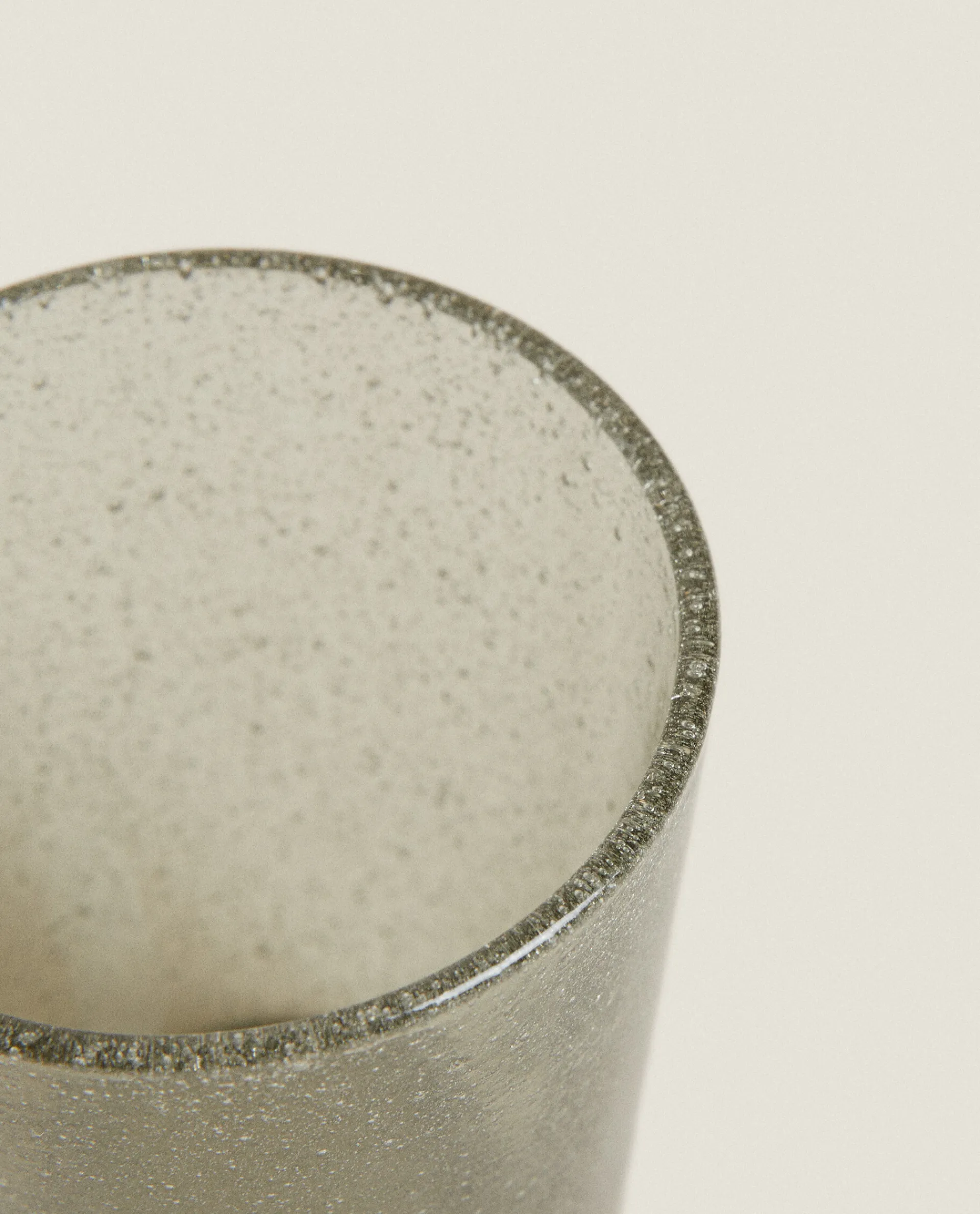 Tumblers*ZARA Home Bubble-Effect Glass Tumbler Turquoise